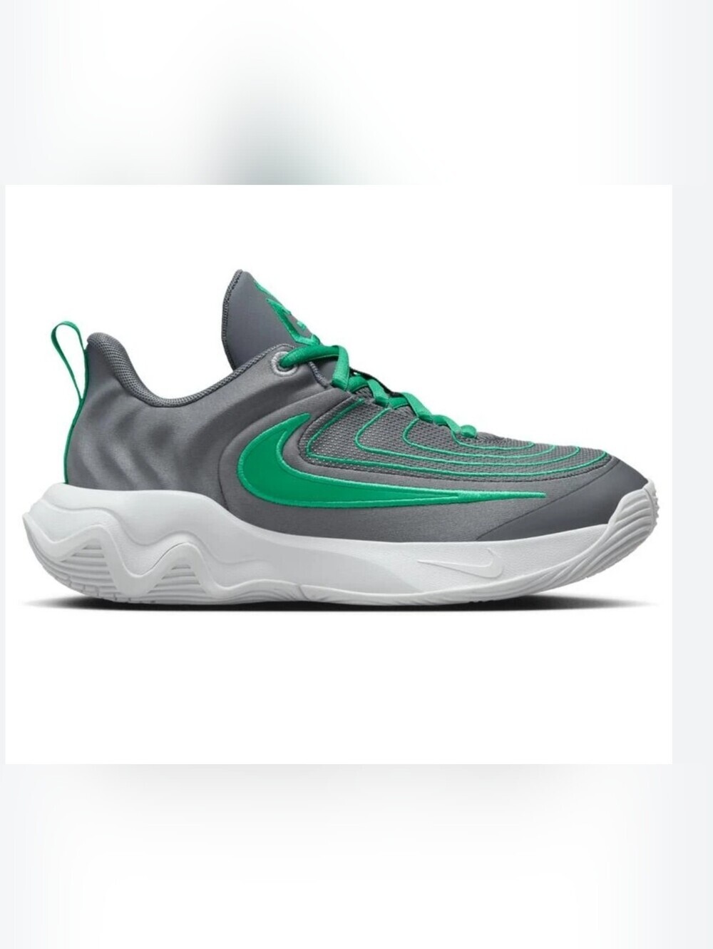 Nike Giannis Immortality 4 GS Smoke Grey Green Basketball Shoes Sz US6Y/EUR38.5
